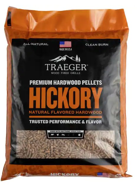 PEL319 - 20 lb. Bag Hickory All-Natural Wood Grilling Pellets