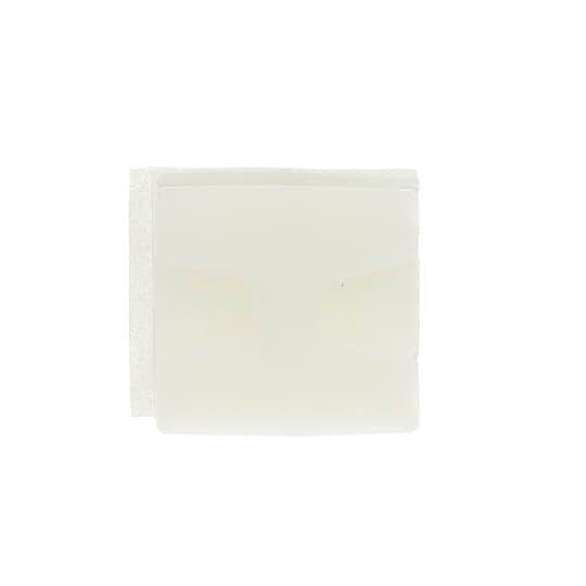 Picture of TC5342A - Two-Way Mounting Base, Natural Nylon 6.6 for Temperatures up to 65 Degrees Celsius (149 F), Length of 28.6mm (1.13 Inches), Width of 28.6mm (1.13 Inches), Height of 6.4mm (0.25 Inches), Self-Adhesive Mounting Method, 100 Pack