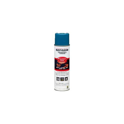 203022V - Rust-Oleum 203022 Precision-Line 17 oz Inverted Marking Spray Paint, Caution Blue