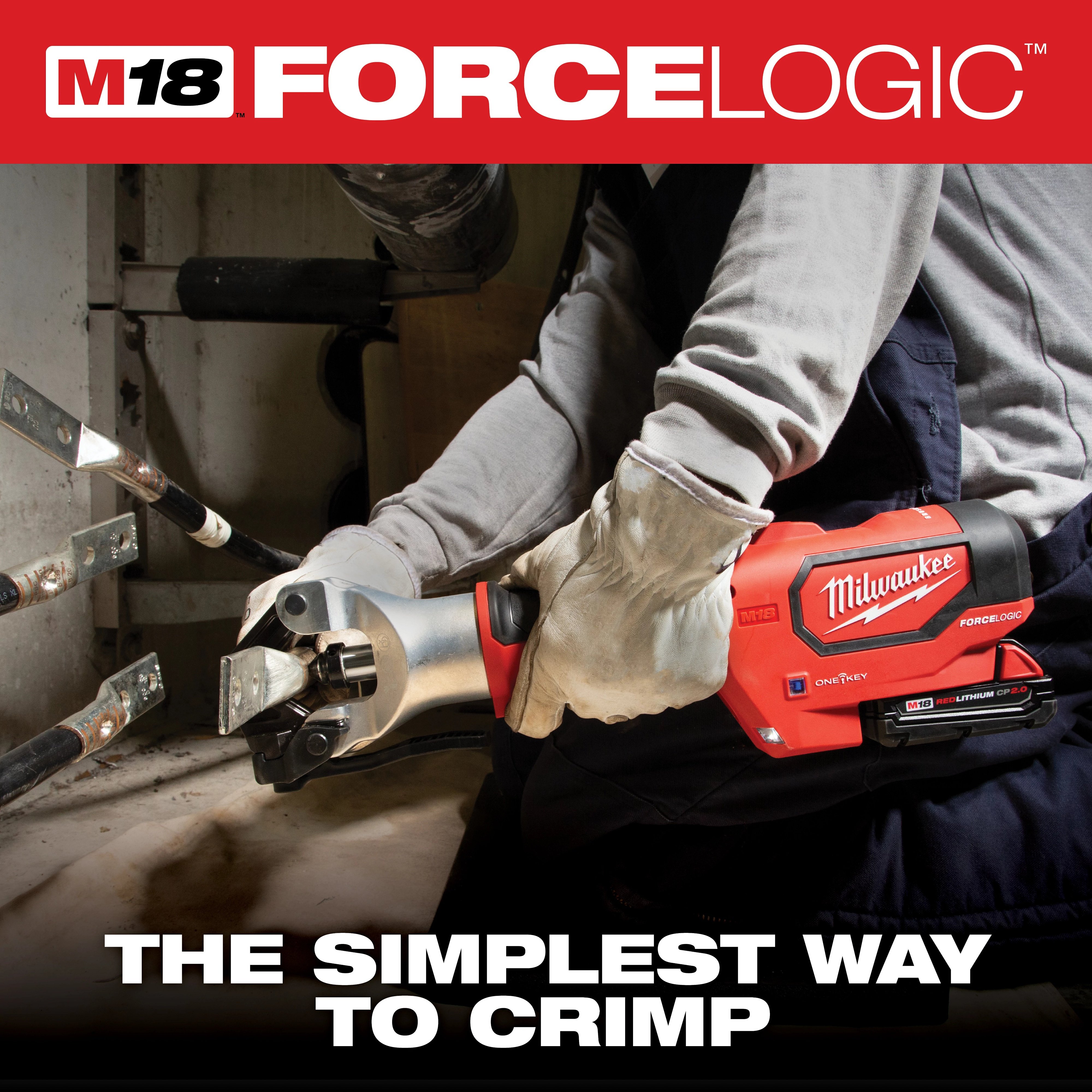 Picture of 2877-22 - M18™ FORCE LOGIC™ 750 MCM Dieless Crimper