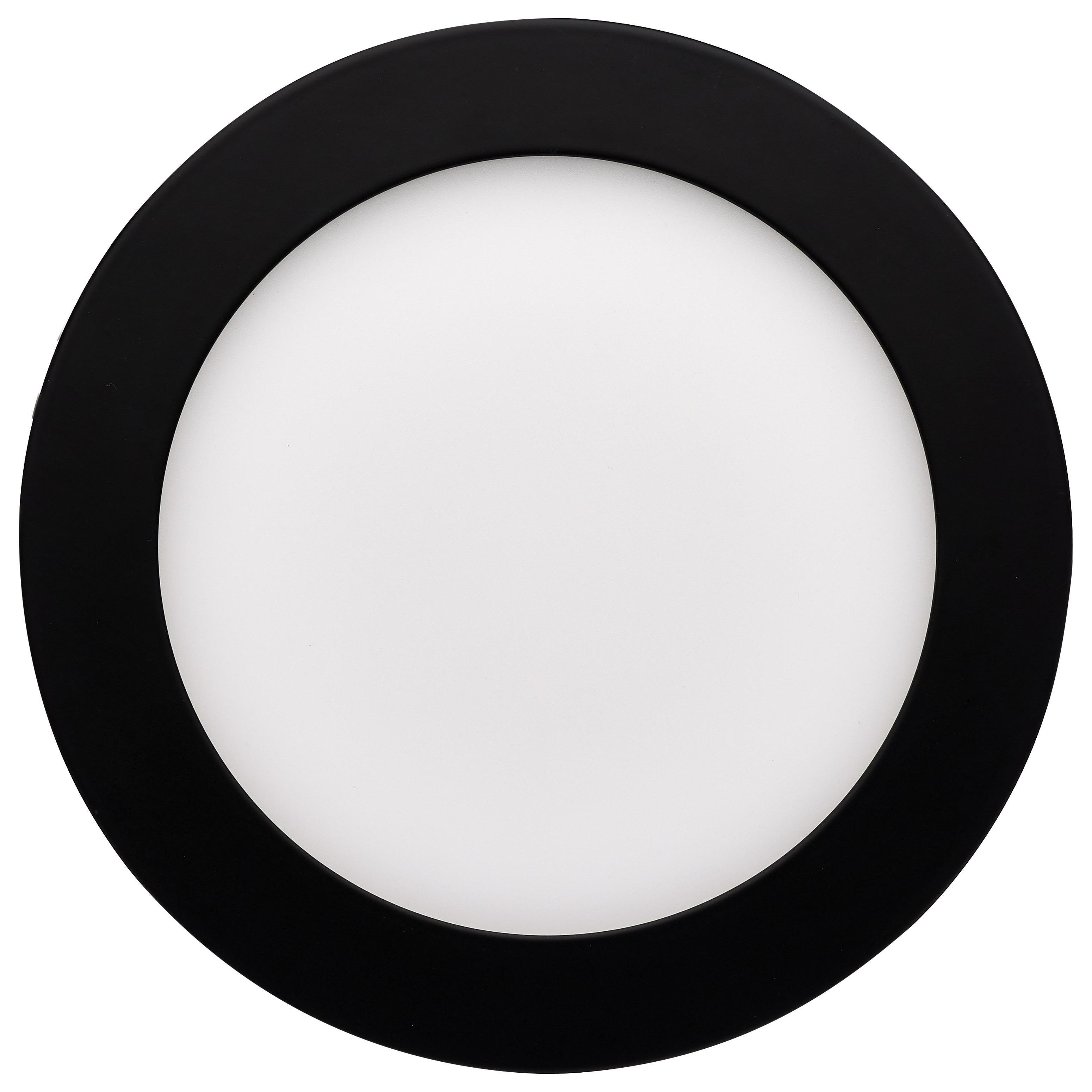 S11875 - 12 Watt - LED Direct Wire Downlight - Edge-lit - 6 inch - CCT Selectable - 120 volt - Dimmable - Round - Remote Driver - Black Finish