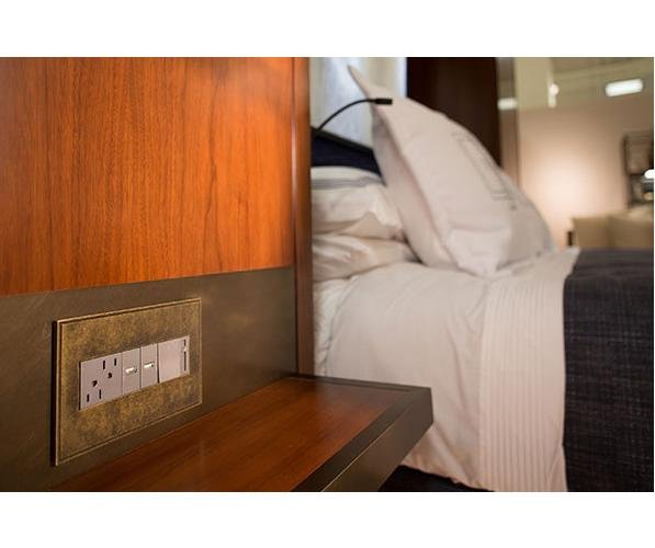 Picture of ADPD453LM2 - adorne® 450W CFL/LED Paddle Dimmer, Magnesium, with Microban®