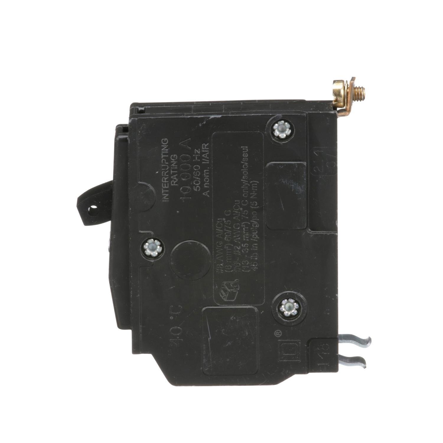 Picture of QOB150 - Mini circuit breaker, QO, 50A, 1 pole, 120/240VAC, 10kA, bolt on