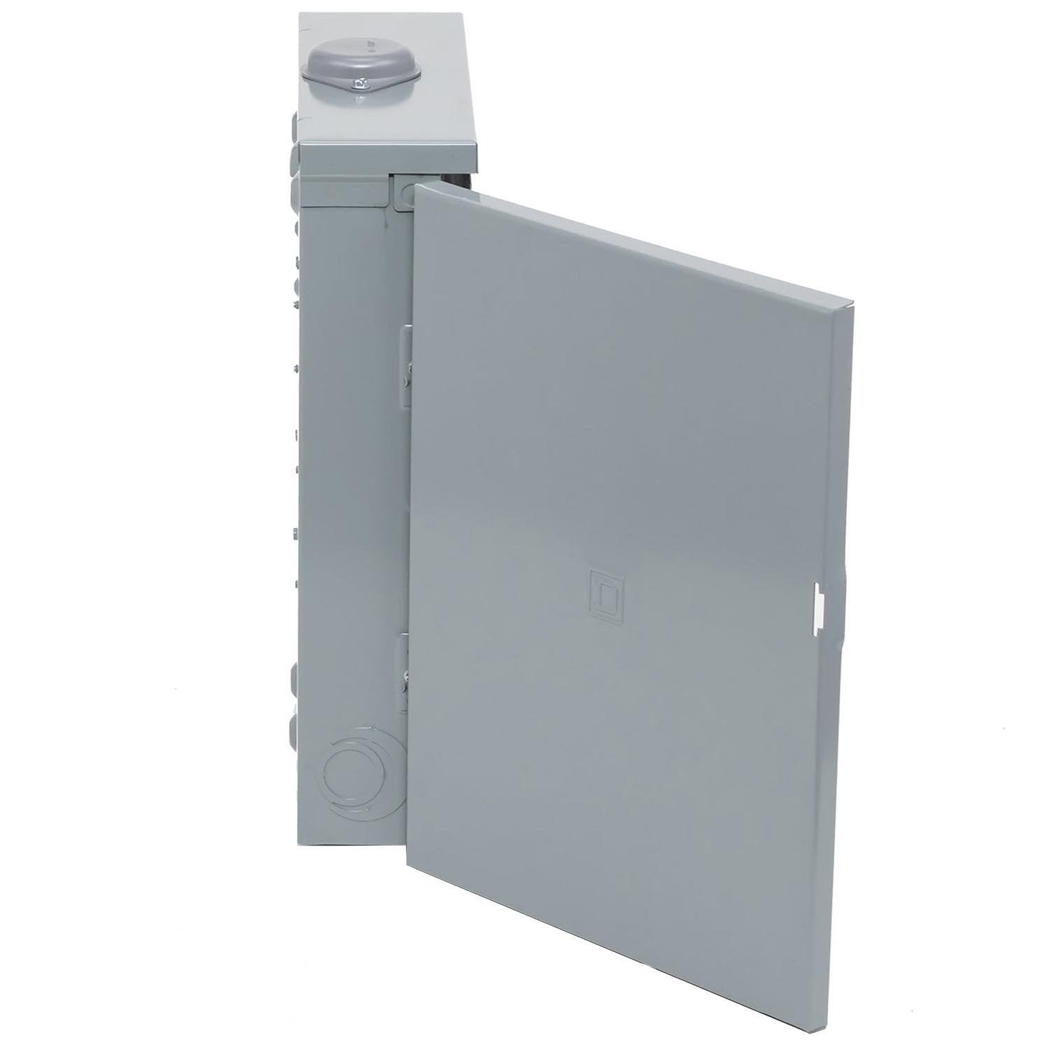 Picture of QO112M100PRB - Load center, QO, 1 phase, 12 spaces, 24 circuits, 100A convertible main breaker, PoN, NEMA3R