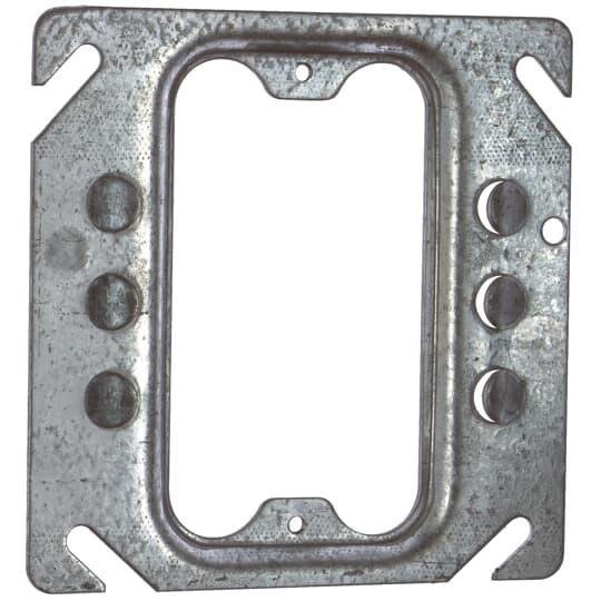 52 C 62 - 4" Square 1/4"D Single Gang Switch Ring