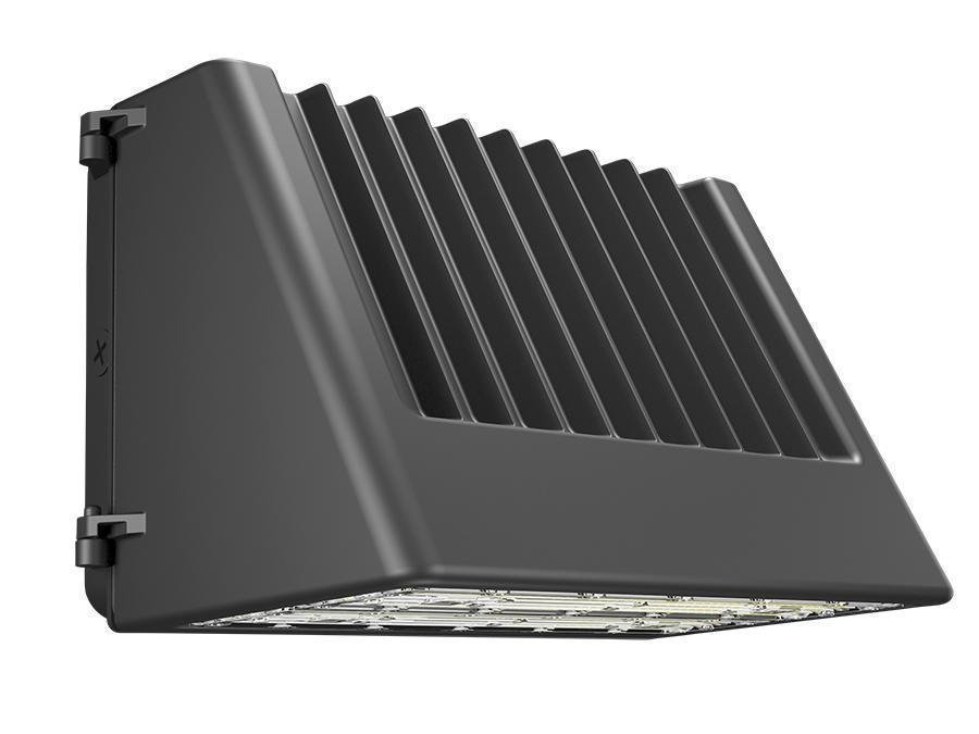 SLIM17FAFC120 - WALL PACKS 14880/17159/15557 LUMENS SLIM 120W ADJUSTABLE 3000/4000/5000K FULL CUTOFF BRONZE