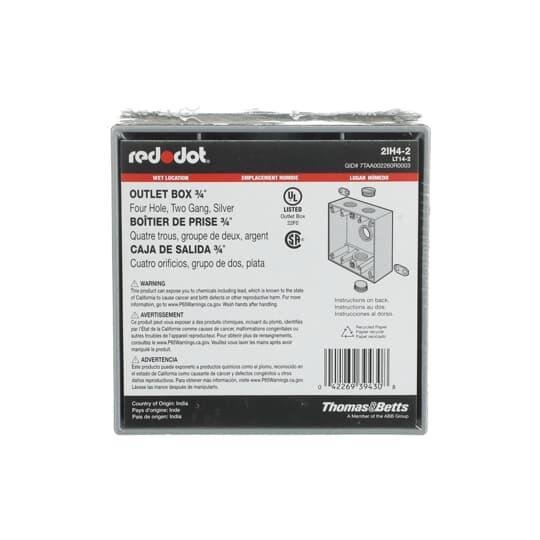 Picture of 2IH4-2 - Device Boxes, Covers & Accessories