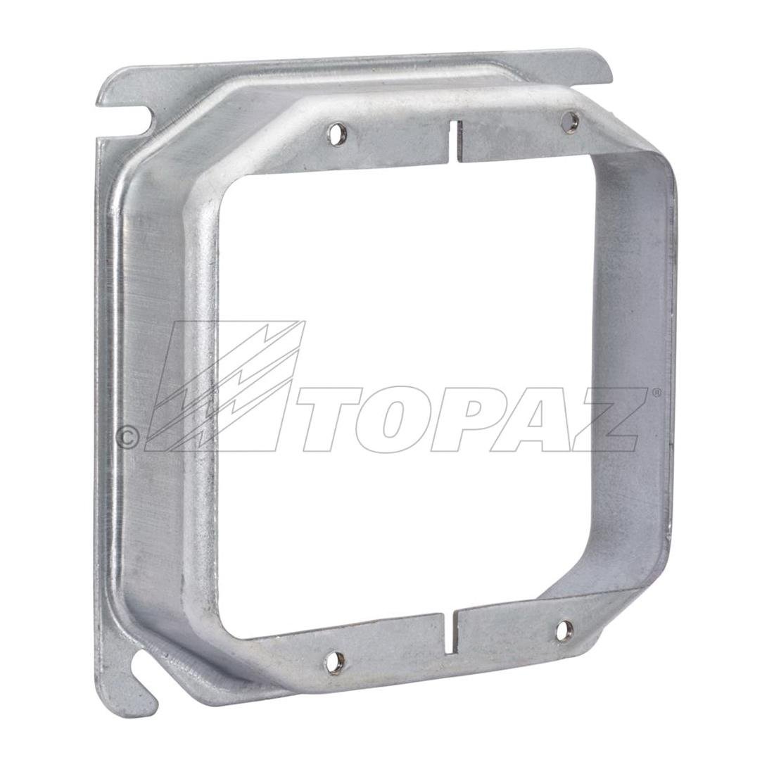 Picture of R2245 - 4" Square Double Gang Device Rings Raised 1" 11.6CU