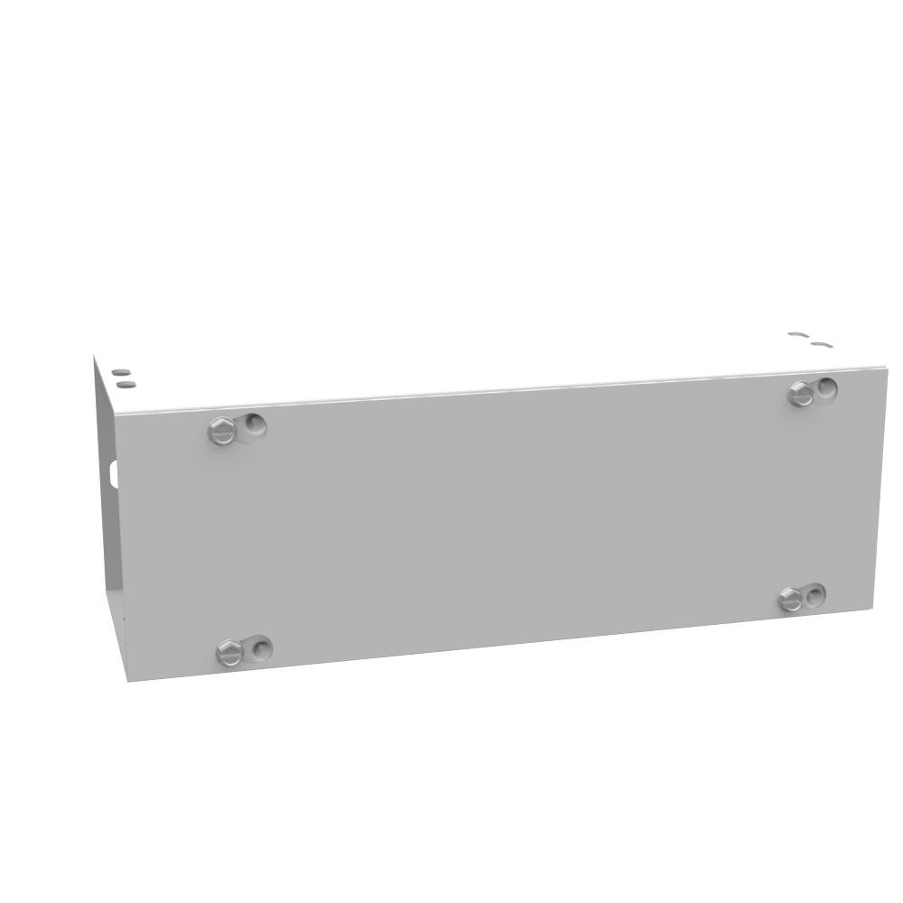 Picture of 4412-GSC1-NK - 4X12x4 Screw Cover Wireway Type 1 UL Listed Steel No Knockouts ANSI 61 Gray