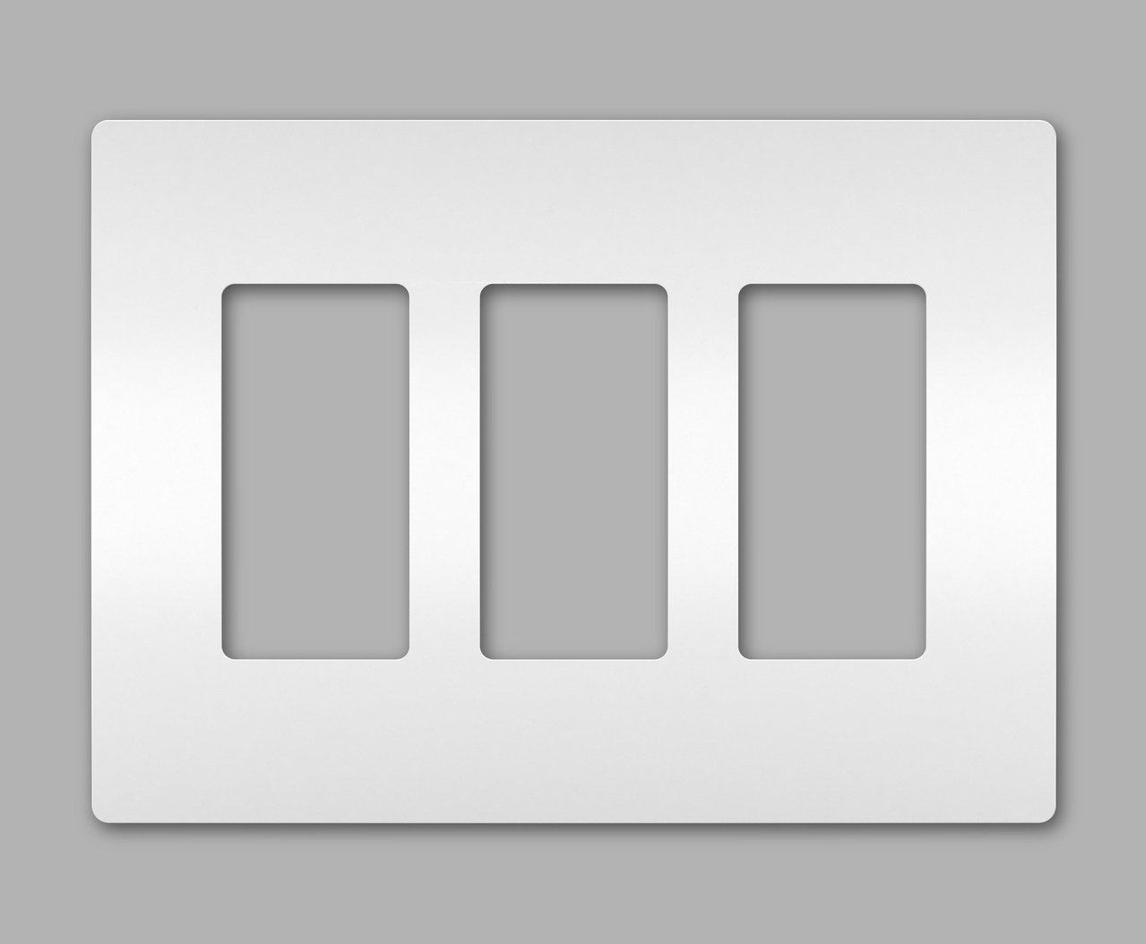 Picture of RWP263W - radiant® 3-Gang Screwless Wall Plate, White