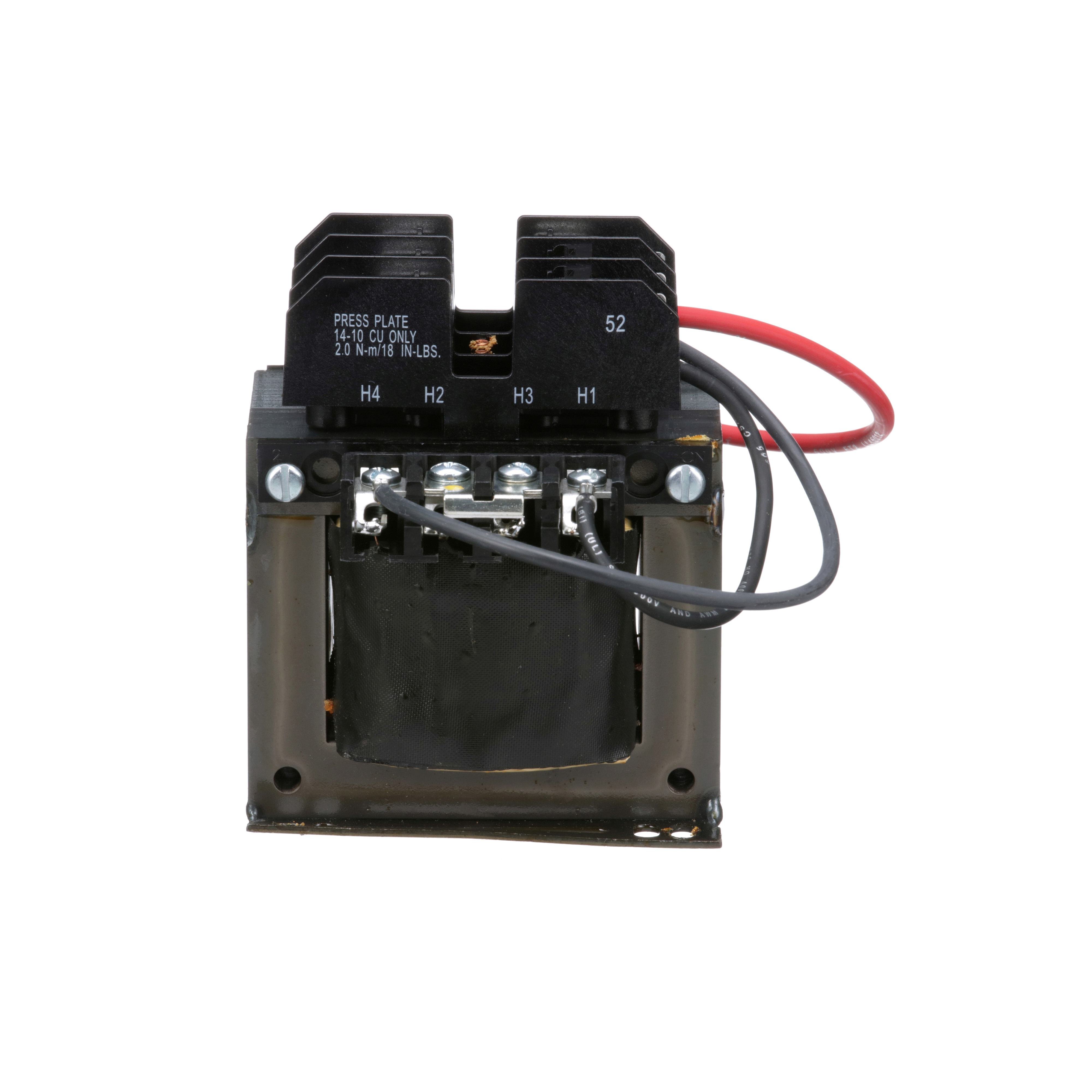 Picture of 9070TF250D1 - Industrial control transformer, Type TF, 1 phase, 250VA, 240x480V primary, 120V secondary, 50/60Hz