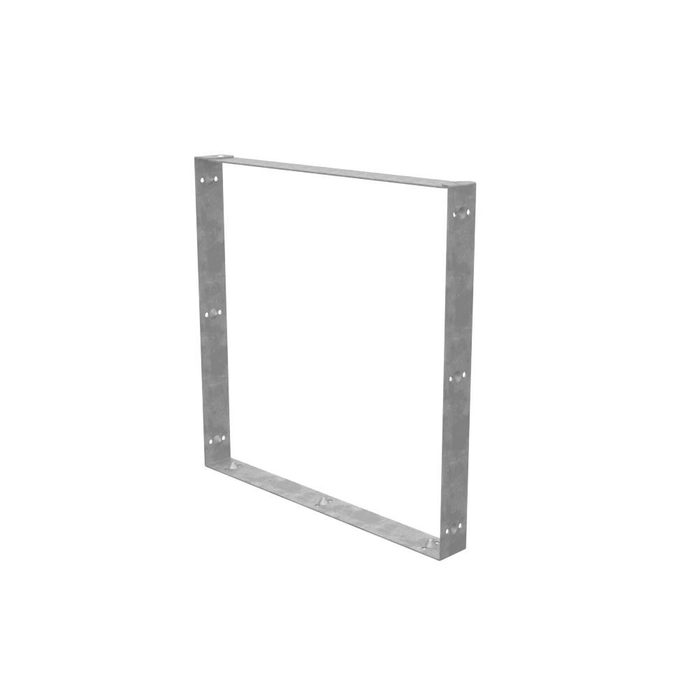 Picture of 1212GC - Wireway Connector Non UL Listed 12x12 Wireway Hinge And Screw Cover ANSI 61 Gray Steel