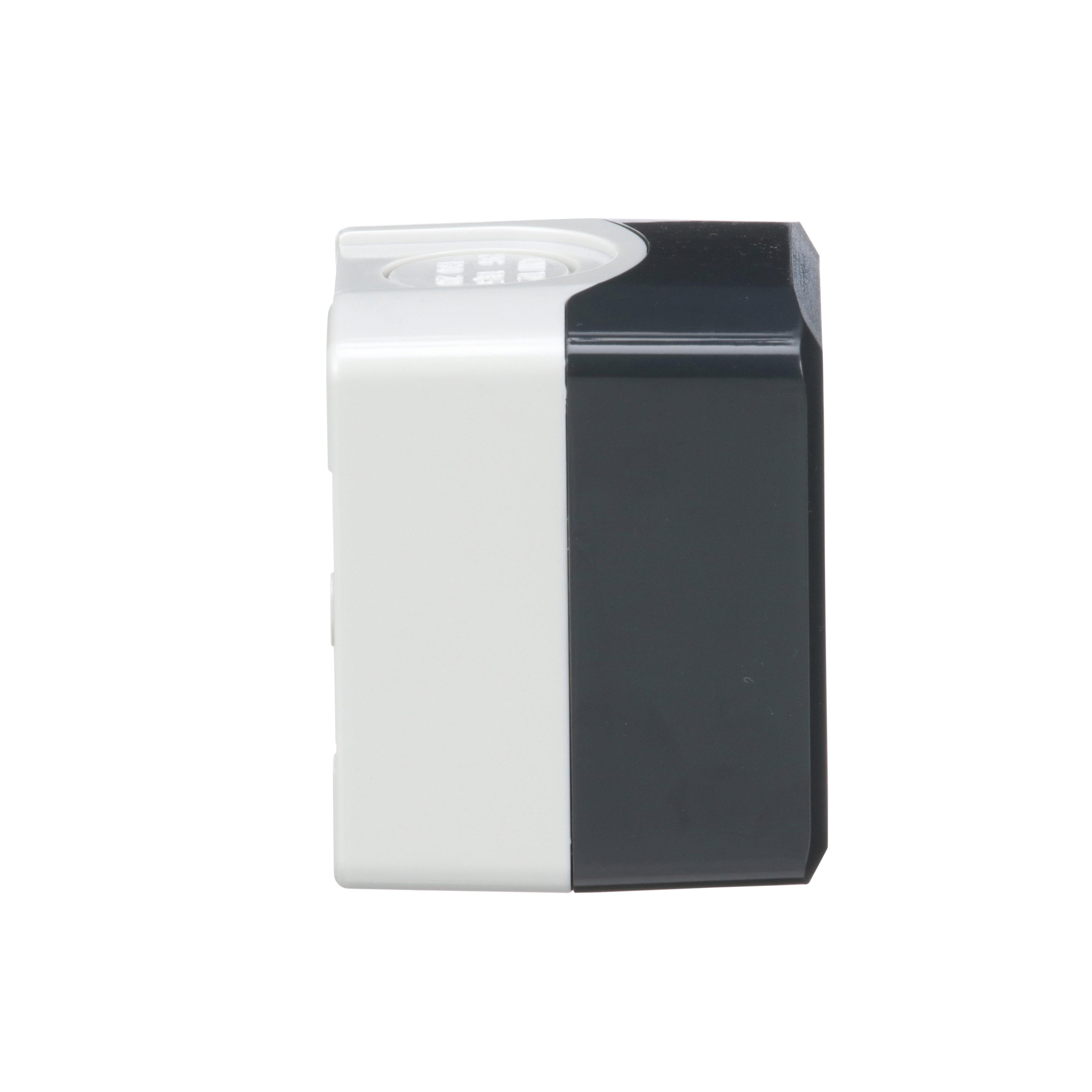 Picture of XALD01H7 - Harmony, enclosure, dark grey lid with light grey base, 1 opening, UL/CSA certified
