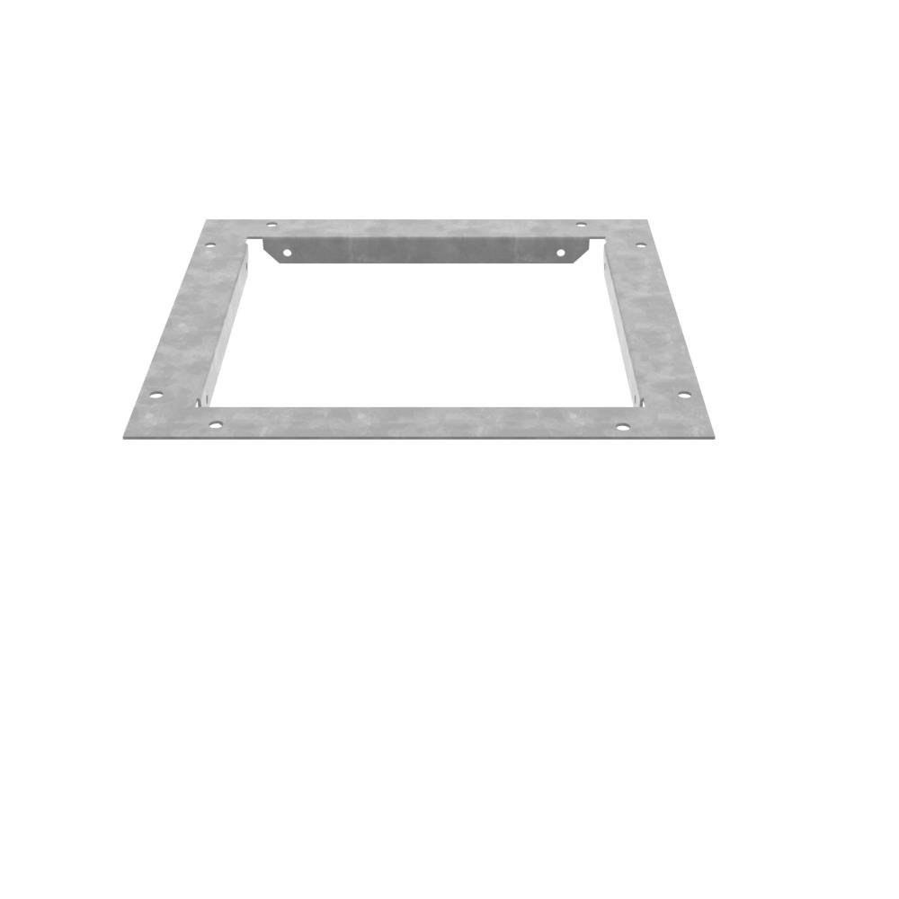 Picture of 88GF - Wireway End Flange Type 1 8x8 Screw Cover ANSI 61 Gray Steel