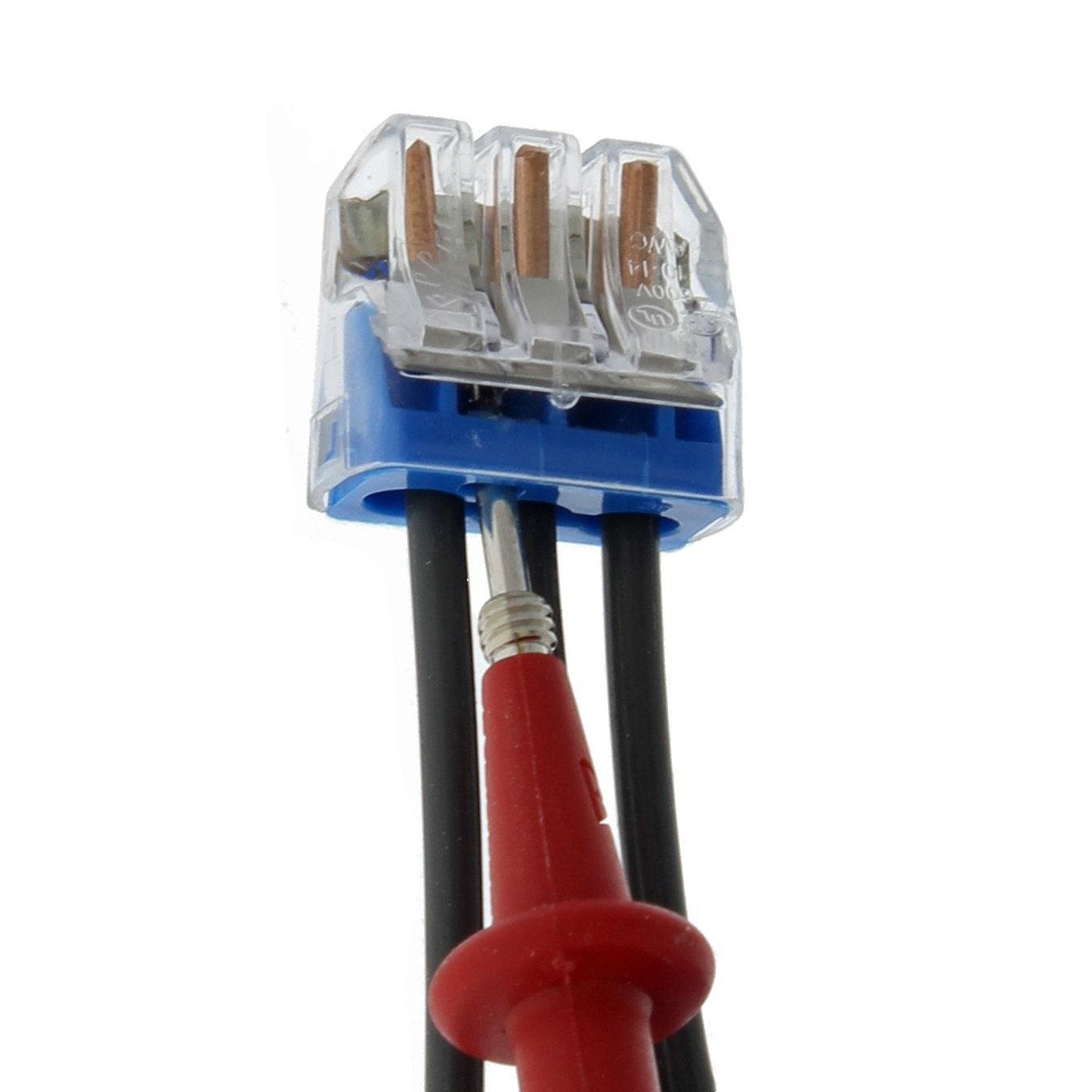 Picture of 30-1039 - In-Sure® Push-In Wire Connector, Model 39 3-Port Blue, Box of 50