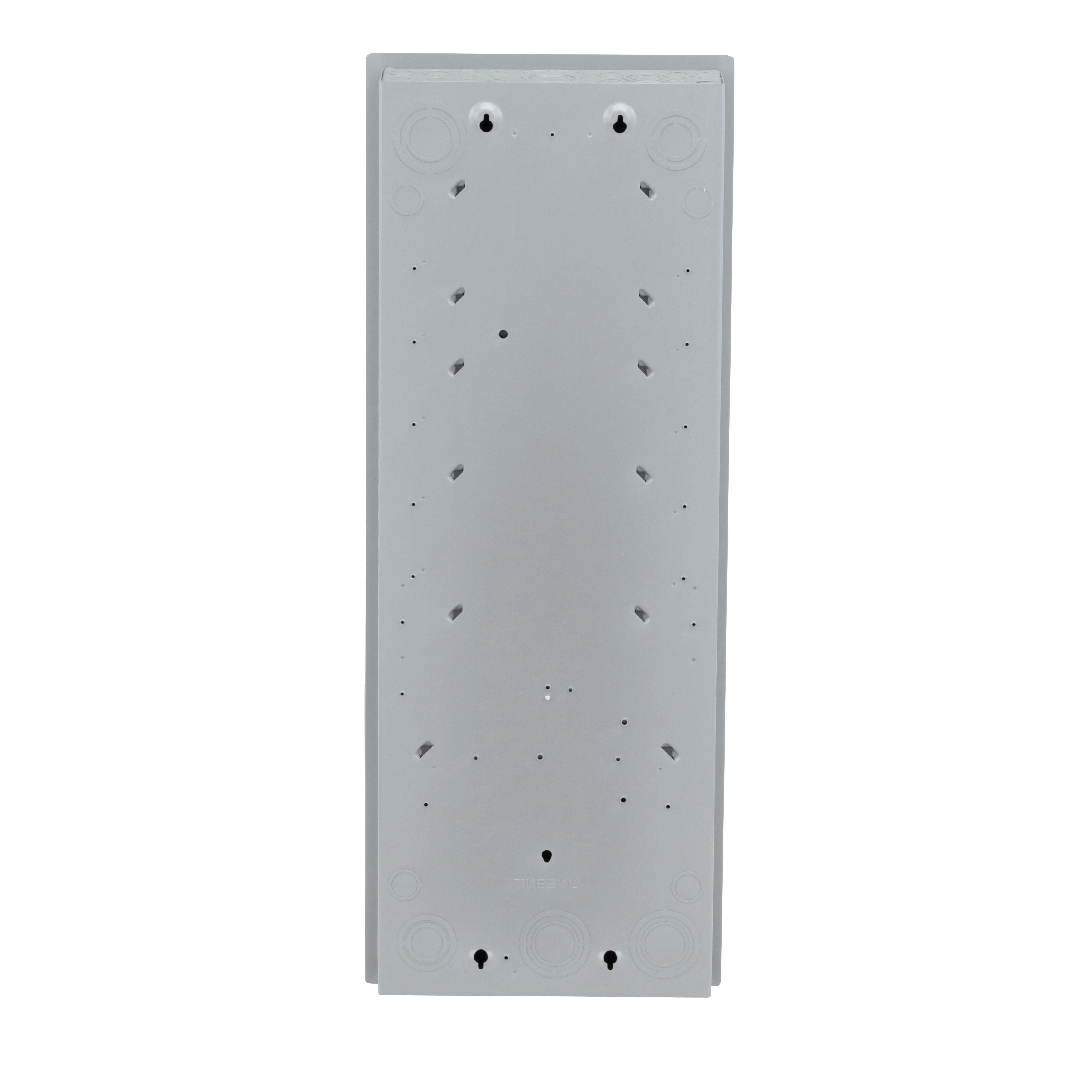 Picture of HOM4080L225PGC - Load center, Homeline, 1 phase, 40 spaces, 80 circuits, 225A convertible main lugs, PoN, NEMA1, gnd bar, combo cover