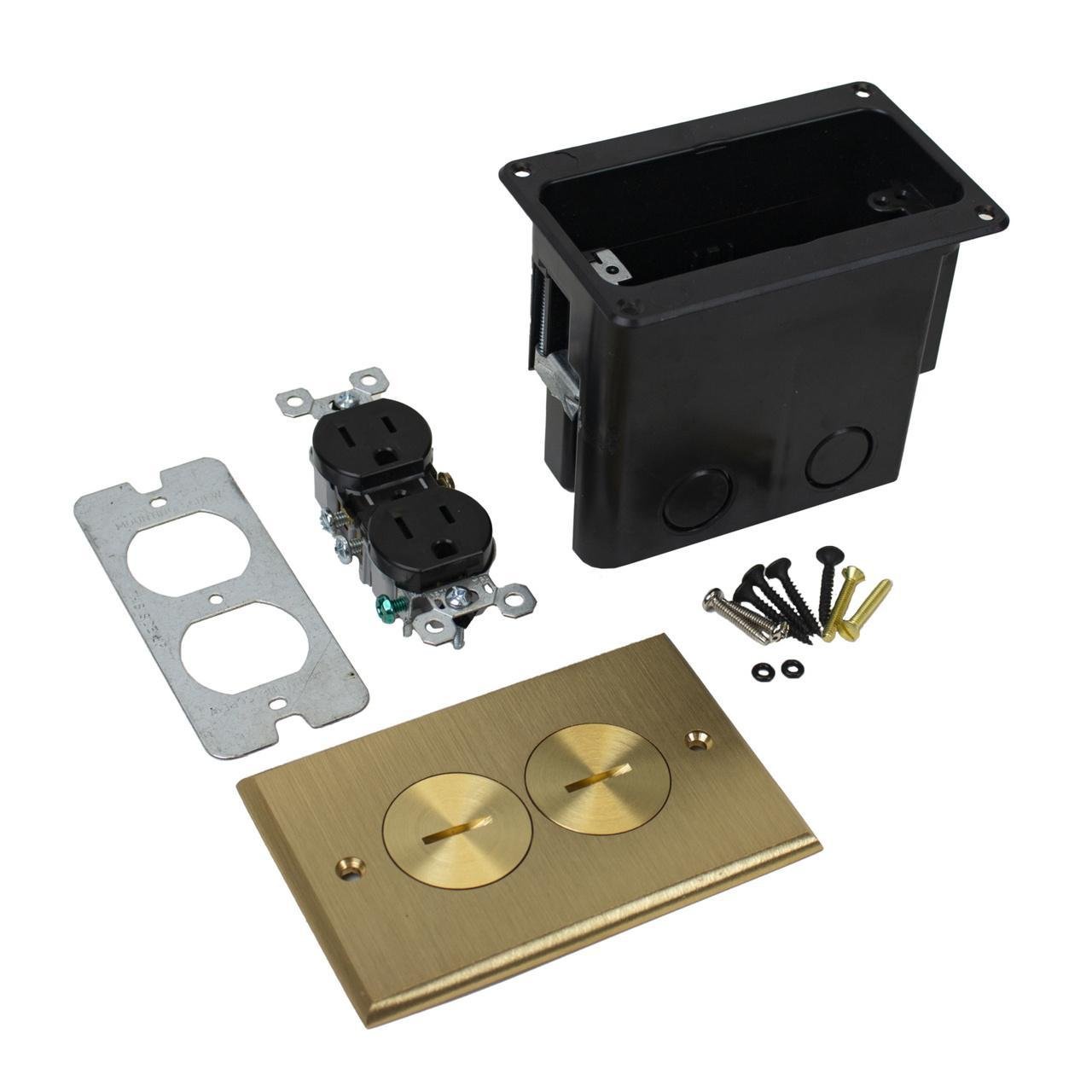 Picture of WMFB1DRB - 1-GANG 15A DUPLEX BRASS