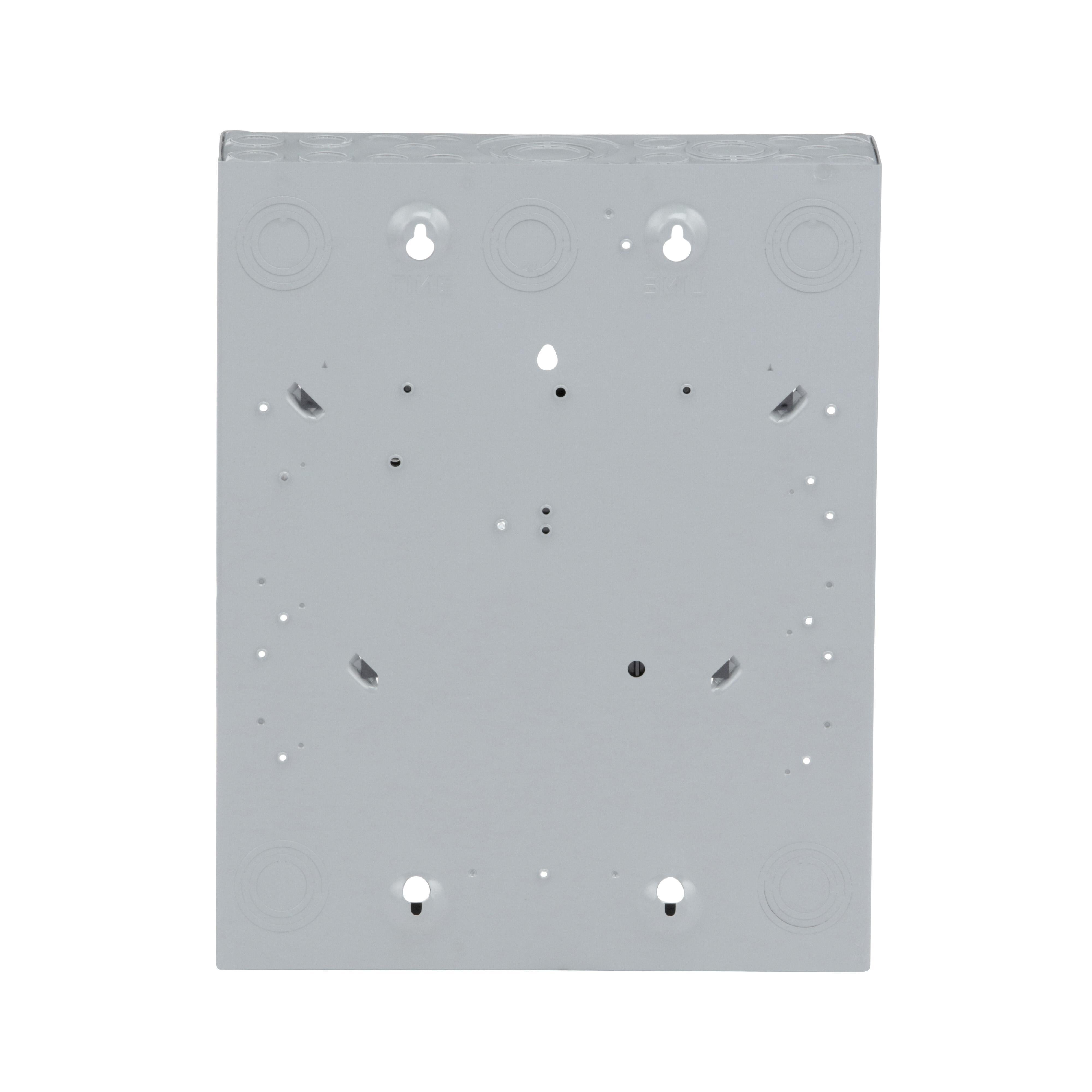 Picture of QO312L125G - Load center, QO, 3 phase, 12 spaces, 12 circuits, 125A fixed main lugs, NEMA1, gnd bar, UL