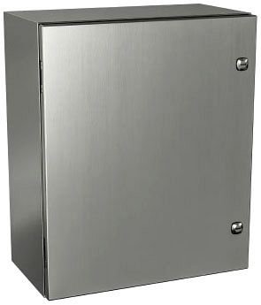 5412-ESS161606 - 16x16x6 NEMA4X Stainless Steel Hinge Cover Enlcosure