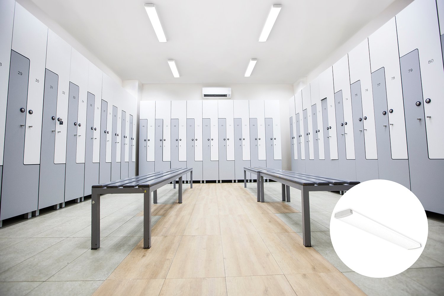 Picture of TRUN 48 ALO4 CMP 8SWW2 ZT MVOLT - Contractor Select™ TRUN 4' LED Wrap Lighting, 2000-4000 Lumens