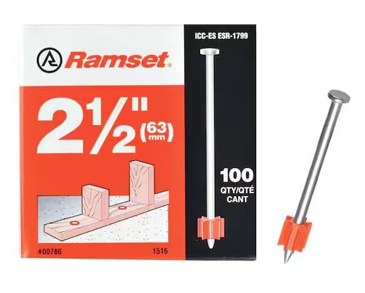 786 - Itw Brands 00786 .300X2-1/2-Inch Drive Pin, 100-Pack