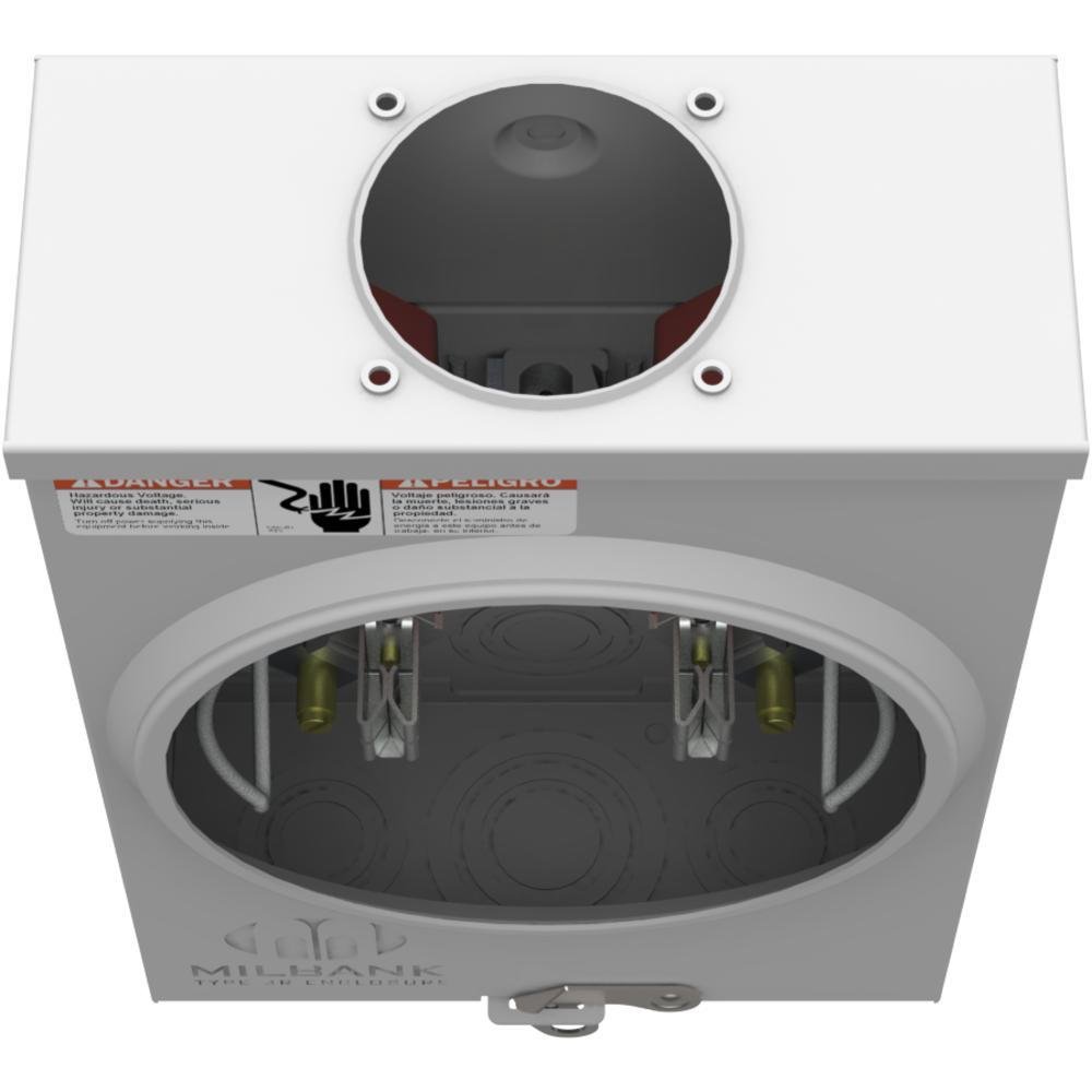 Picture of U7487-RL-TG - 4 Terminal Ringless Small Hub Open Triplex Ground 125 Ampere