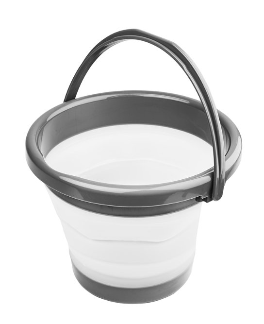 6667 - NEBO 5-Liter Collapsible Flashlight Bucket: 200 Lumen Removable Magnetic Puck Light Works Great as a Flood Light and Spot Light; Use it for Camping, Fishing, Emergencies, Halloween 6667 Brite Bucket