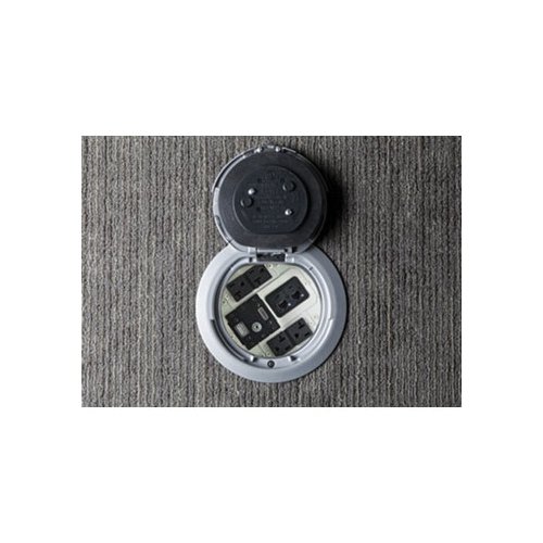 6ATCFFBK - Evolution 6ATCFF Series Recessed Furniture Feed Assembly with Surface Style Cover