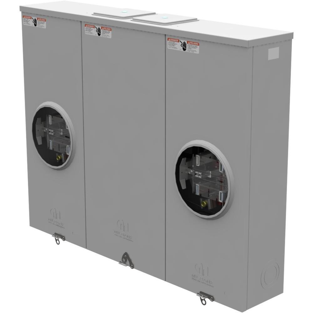 Picture of U2872-XT-5T9 - 5 Terminal Ringless 2 Large Closing Plates Lever Bypass 2 Position 5th Terminal 9 Oclock Position