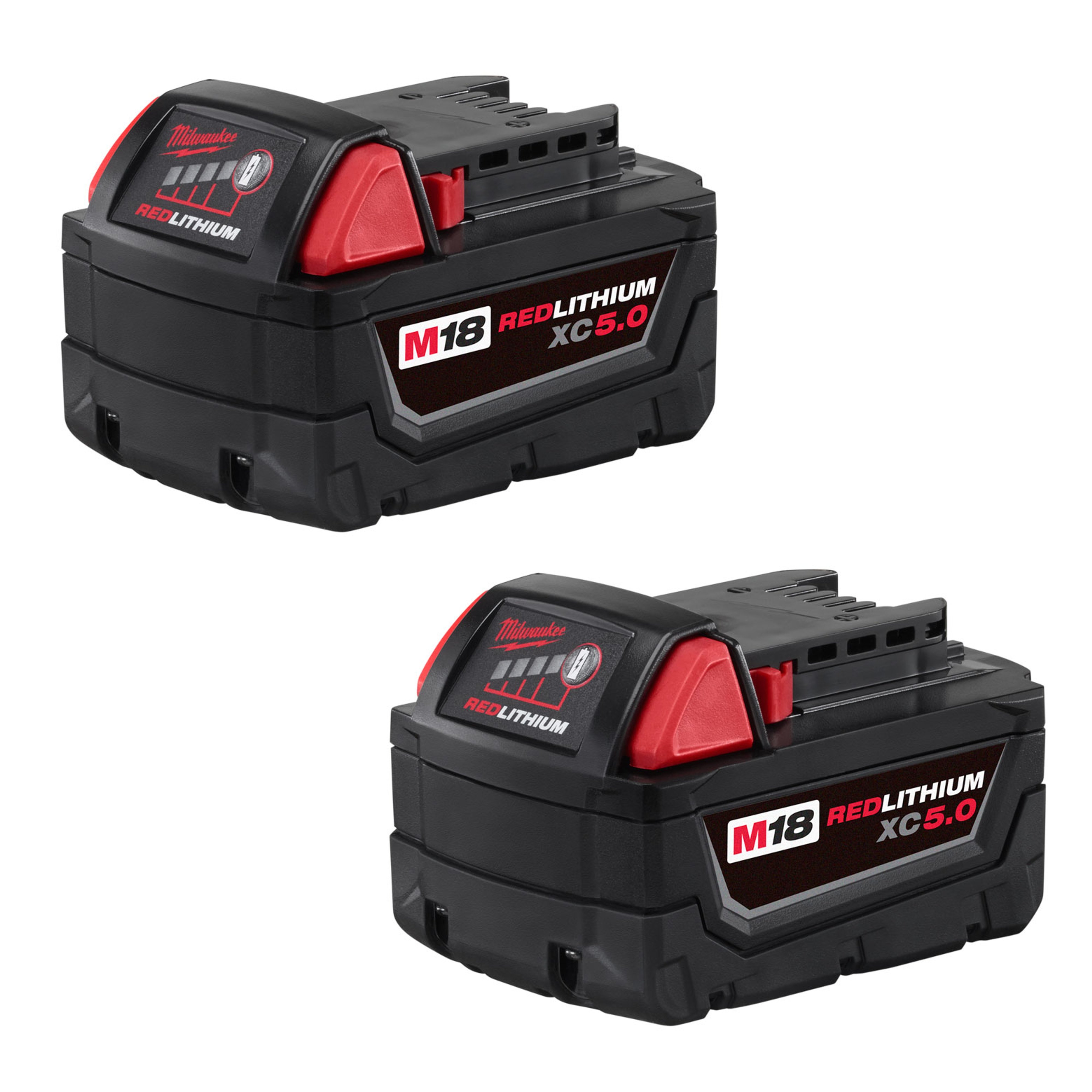 48-11-1852 - M18™ REDLITHIUM™ XC 5.0Ah Extended Capacity Battery Pack (2 Piece)