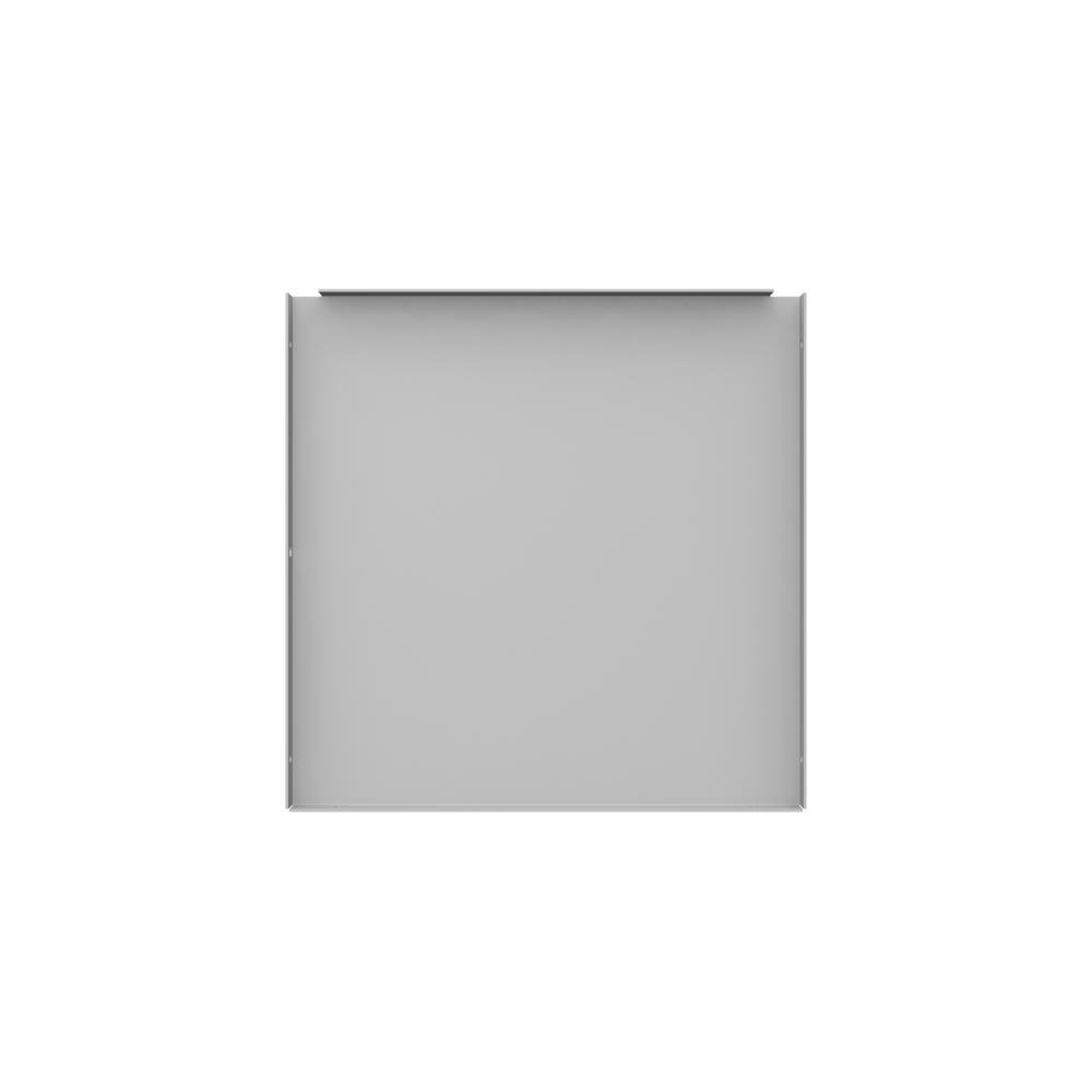 Picture of 1010GE-NK - Wireway End Type 1 10x10 Screw Cover ANSI 61 Gray Steel No Knockouts