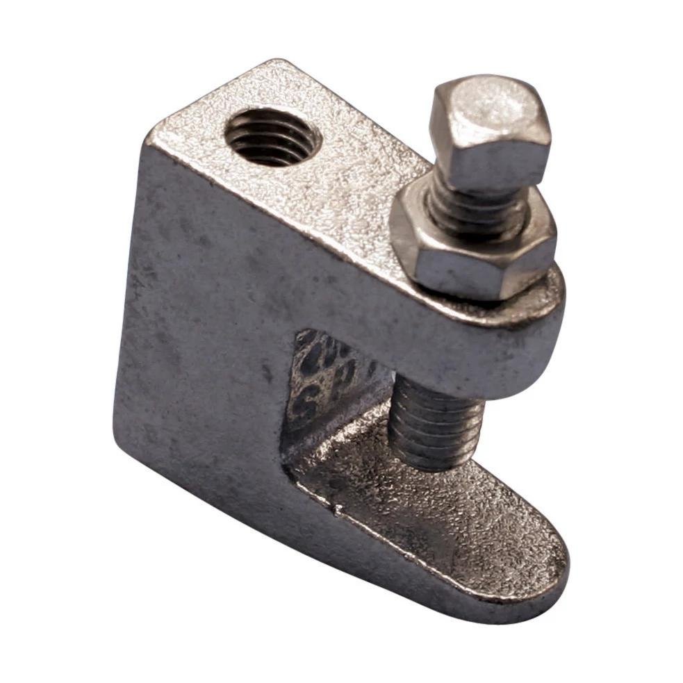 3000050EG - Universal Beam Clamp, Electrogalvanized, 1/2" Rod, 3/4" Max Flange