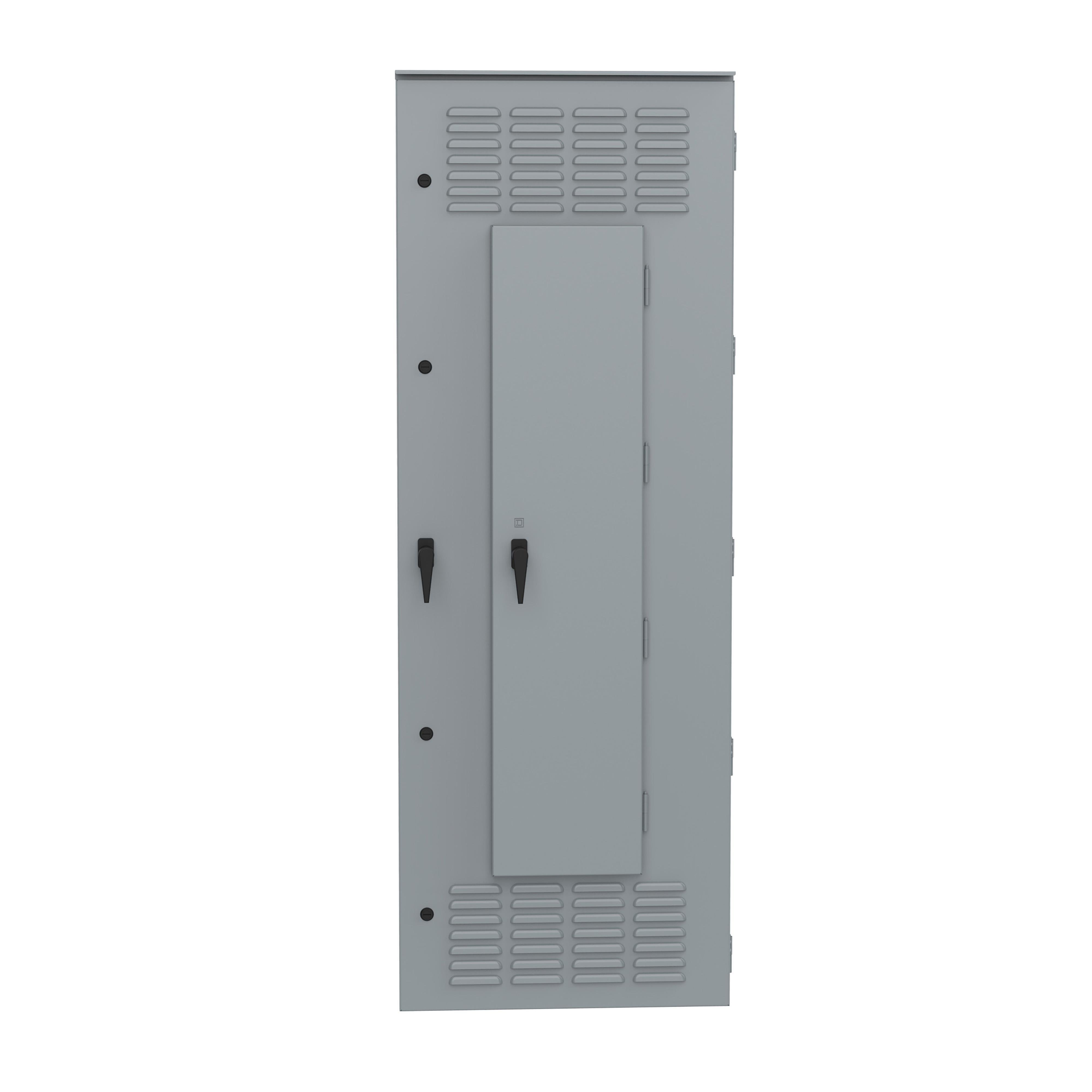 MH74D9VWP - Panelboard enclosure box, NQ/NF, Type 3R, ventilated, 20in W x 74in H x 8.75in D
