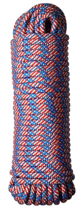 643611 - Mibro Group 643611 Diamond Braided Poly Tg 3/8X100 Patriot Rope