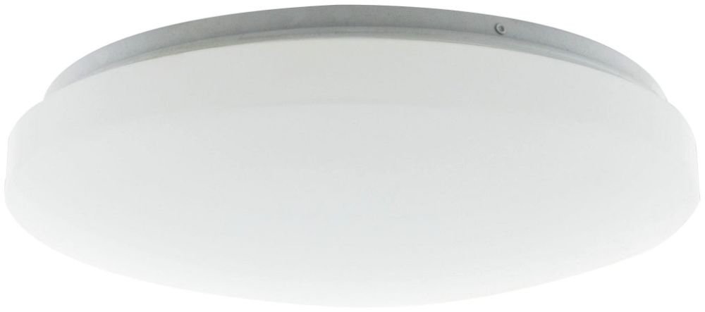 62-1213 - 14 inch, Acrylic Round, Flush Mounted, LED Light Fixture, CCT Selectable with Microwave Sensor , White Finish, 120V
