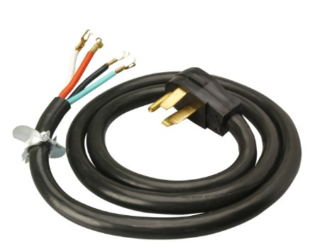 09046ME - Master Electrician 09046ME 6/2 & 8/2 SRDT 50-Amp Range Appliance Power Supply Cord, 6-Feet, Black - Extension Cords - Amazon.com