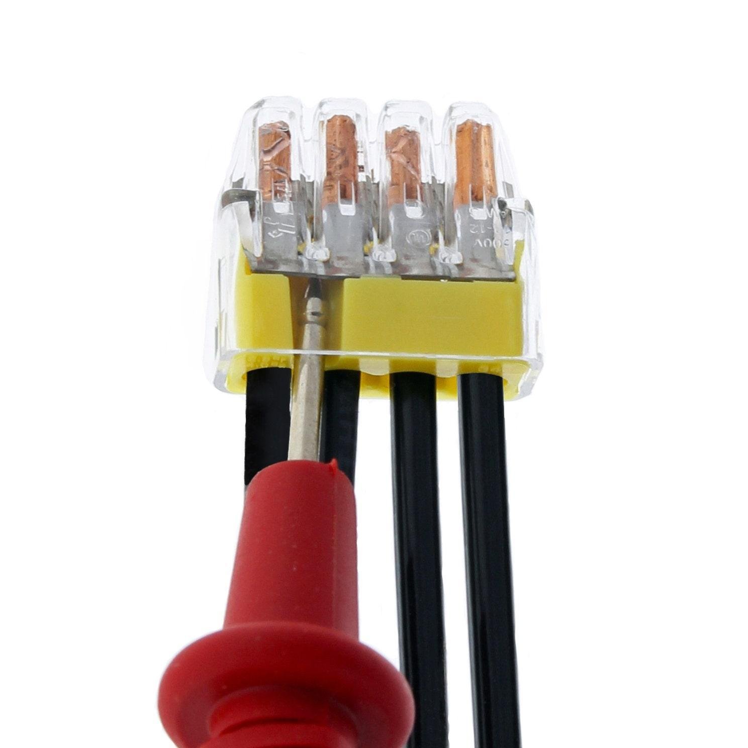 Picture of 30-1034J - In-Sure® Push-In Wire Connector, Model 34 4-Port Yel, Jar of 200