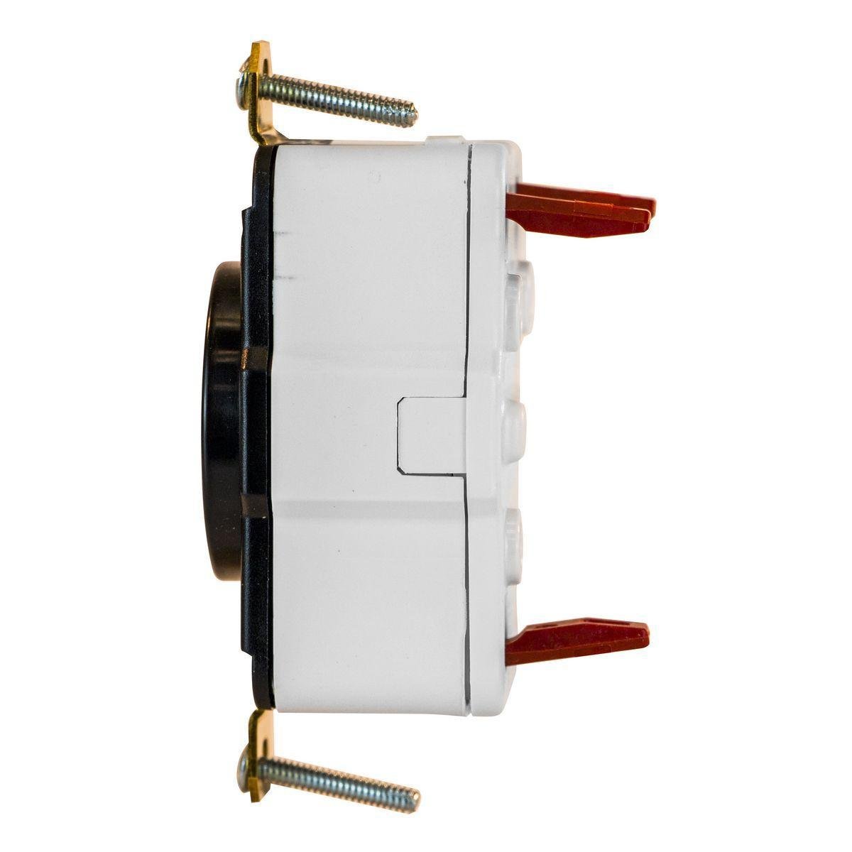 HBL2320ST - EdgeConnect™ Twist-Lock® Receptacle, 20A 250V, L6-20R, BK, with Spring Termination