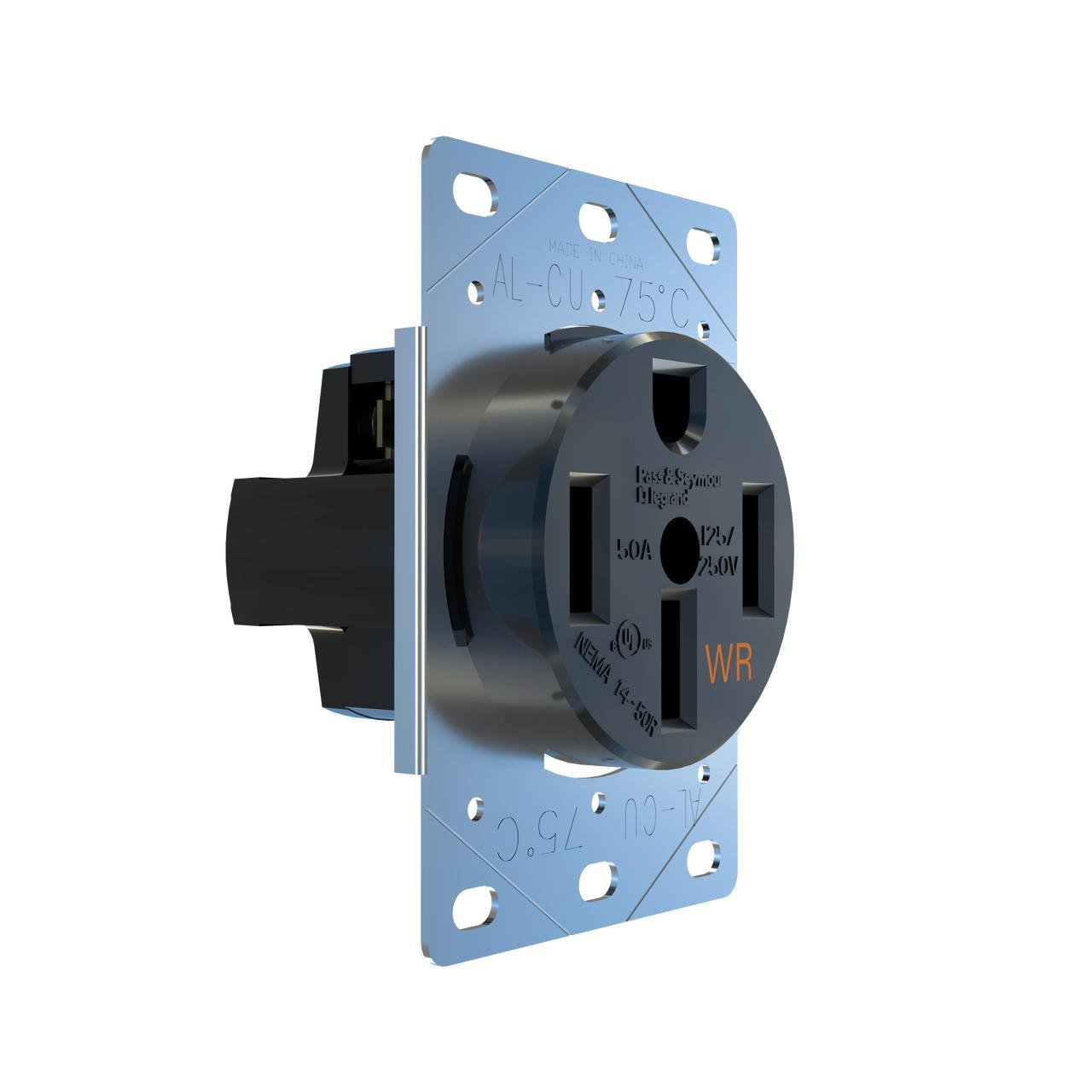 3894WR - 50A Weather-Resistant Electrical Outlet for RVs / EV Chargers