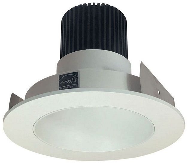 NIO-4RNDC27XWW/10 - 4" Iolite LED Round Reflector, 1000lm / 14W, 2700K, White Reflector / White Flange, LE46, White Reflector / White Flange