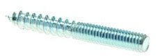 HB383J - Hanger Bolt, 3/8 x 3, Steel, Half Lag Th