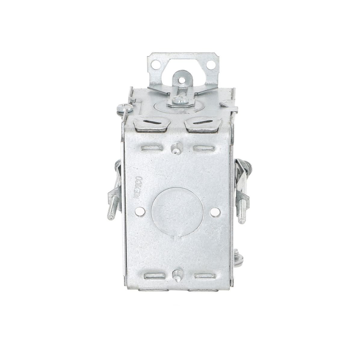 Picture of 523 - 3 in. x 2 in. Switch Box, Gangable, 2-1/2 in. Deep with One 1/2 in. KO & AC/MC/Flex Clamps, Griptite, Old Work