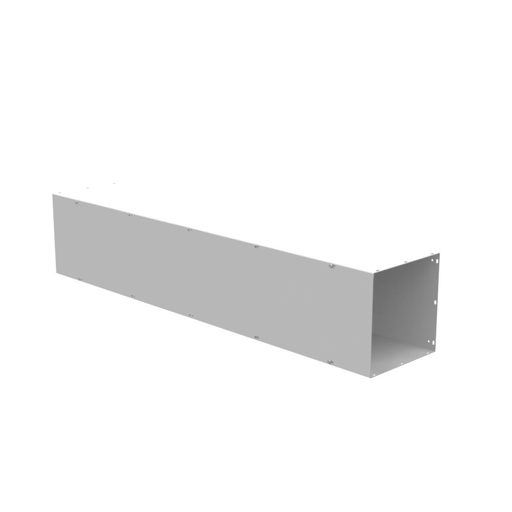 Picture of 121260-GSC1-NK - 12x60x12 Screw Cover Wireway Type 1 UL Listed Steel No Knockouts ANSI 61 Gray
