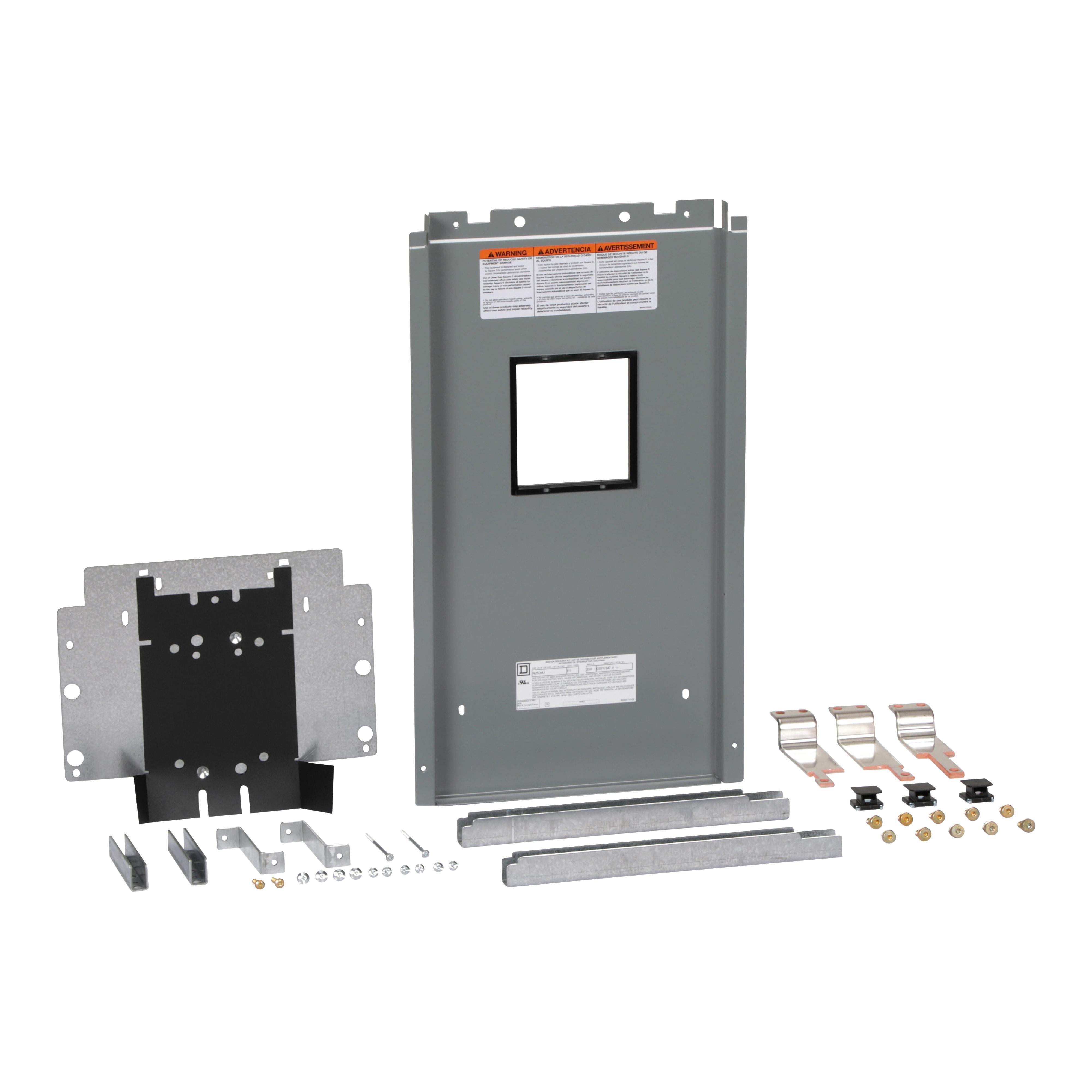 N250MJ - Panelboard accessory, NF, installation kit, main breaker, 250A, J Frame