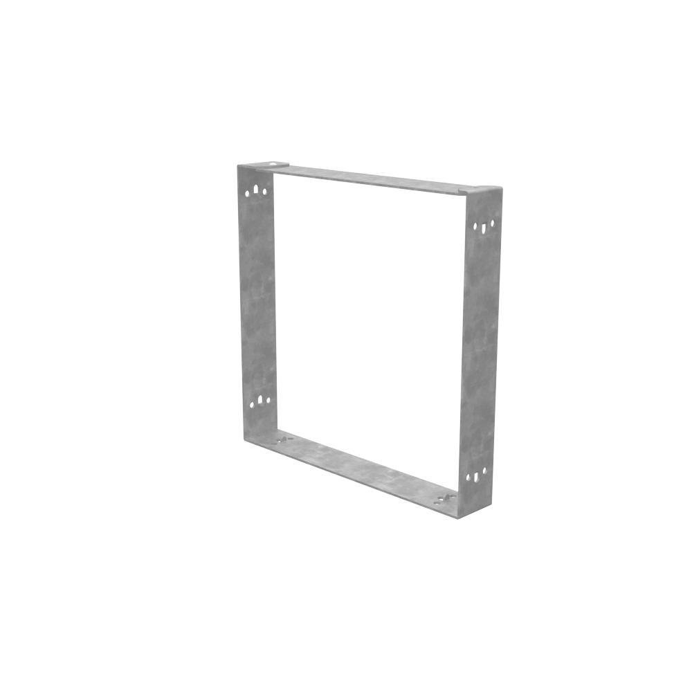 Picture of 88GC - Wireway Connector Non UL Listed 8x8 Wireway Hinge And Screw Cover ANSI 61 Gray Steel