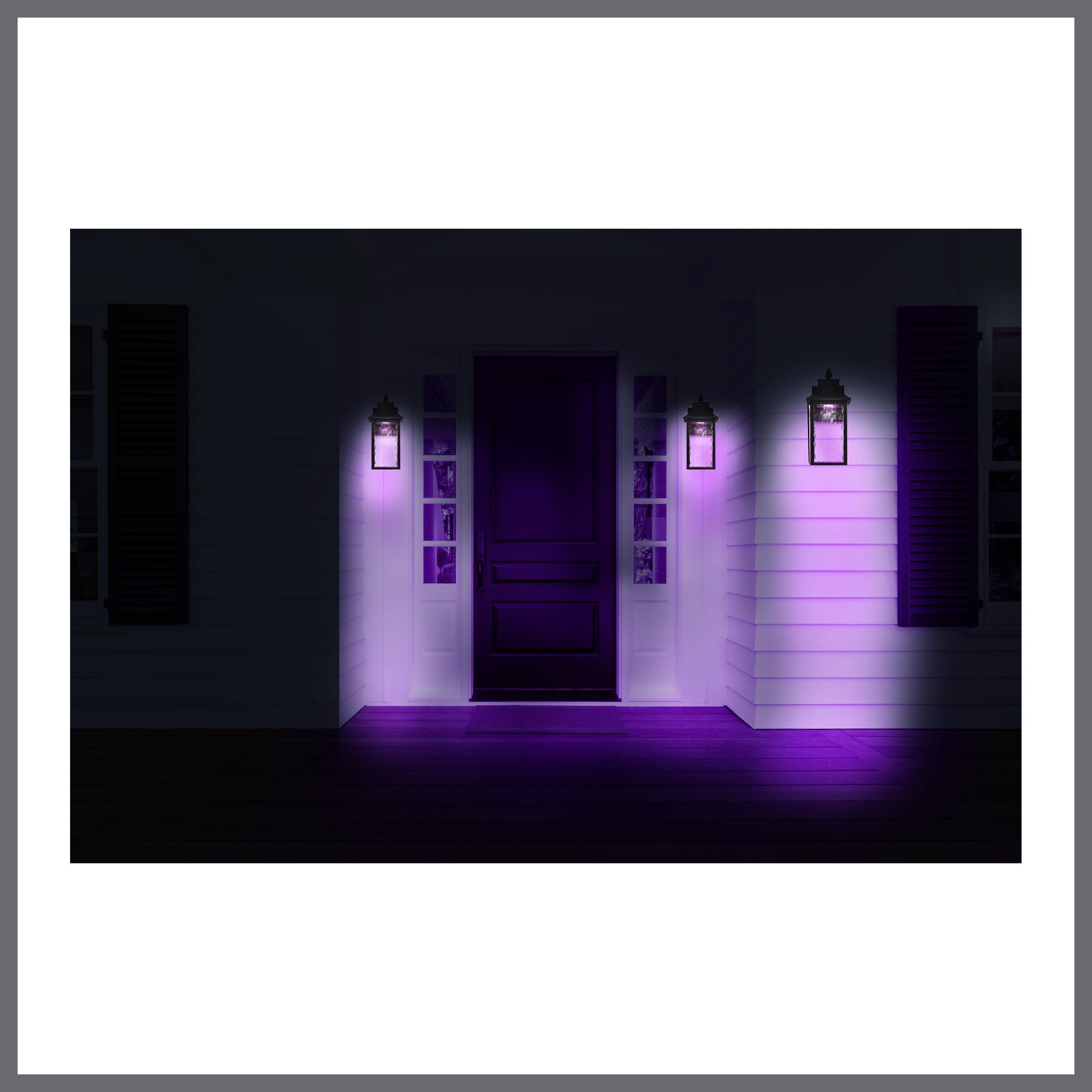 Picture of SAT 62-5997, Austen 1 Light LED Small Outdoor Wall Fixture in Matte Black