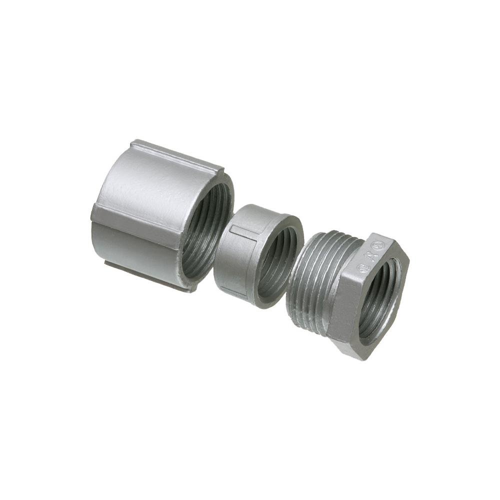 204 - 1-1/2" three peice coupling for rigid and IMC, Zinc die-cast, Trade Name - Erickson Coupling