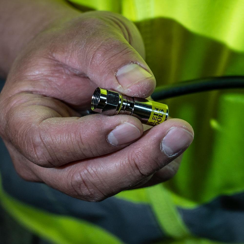 Picture of VDV812-612 - Universal F Compression Connectors RG6/6Q 50-Pack