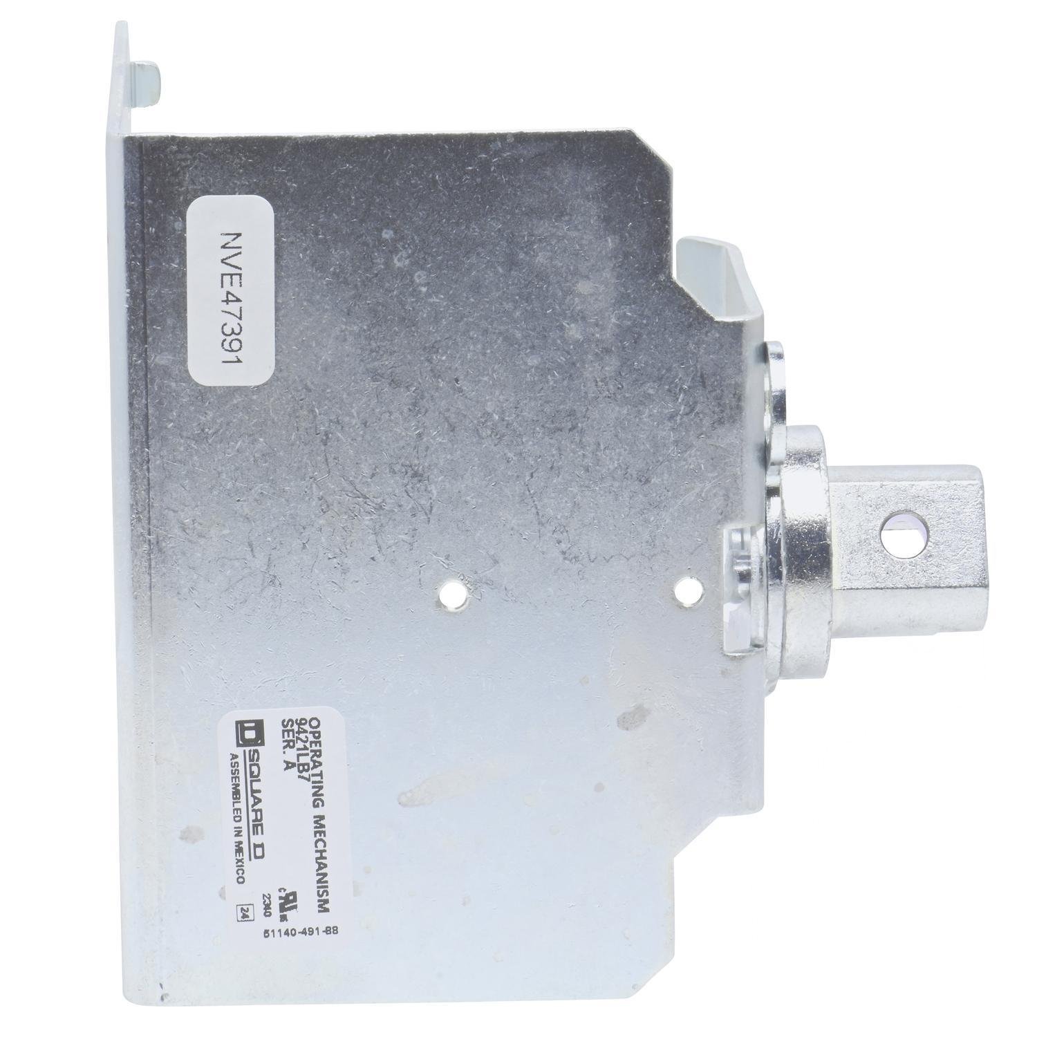 Picture of 9421LB7 - Circuit breaker accessory, PowerPacT B, operating mechanism, 125A, includes lockout