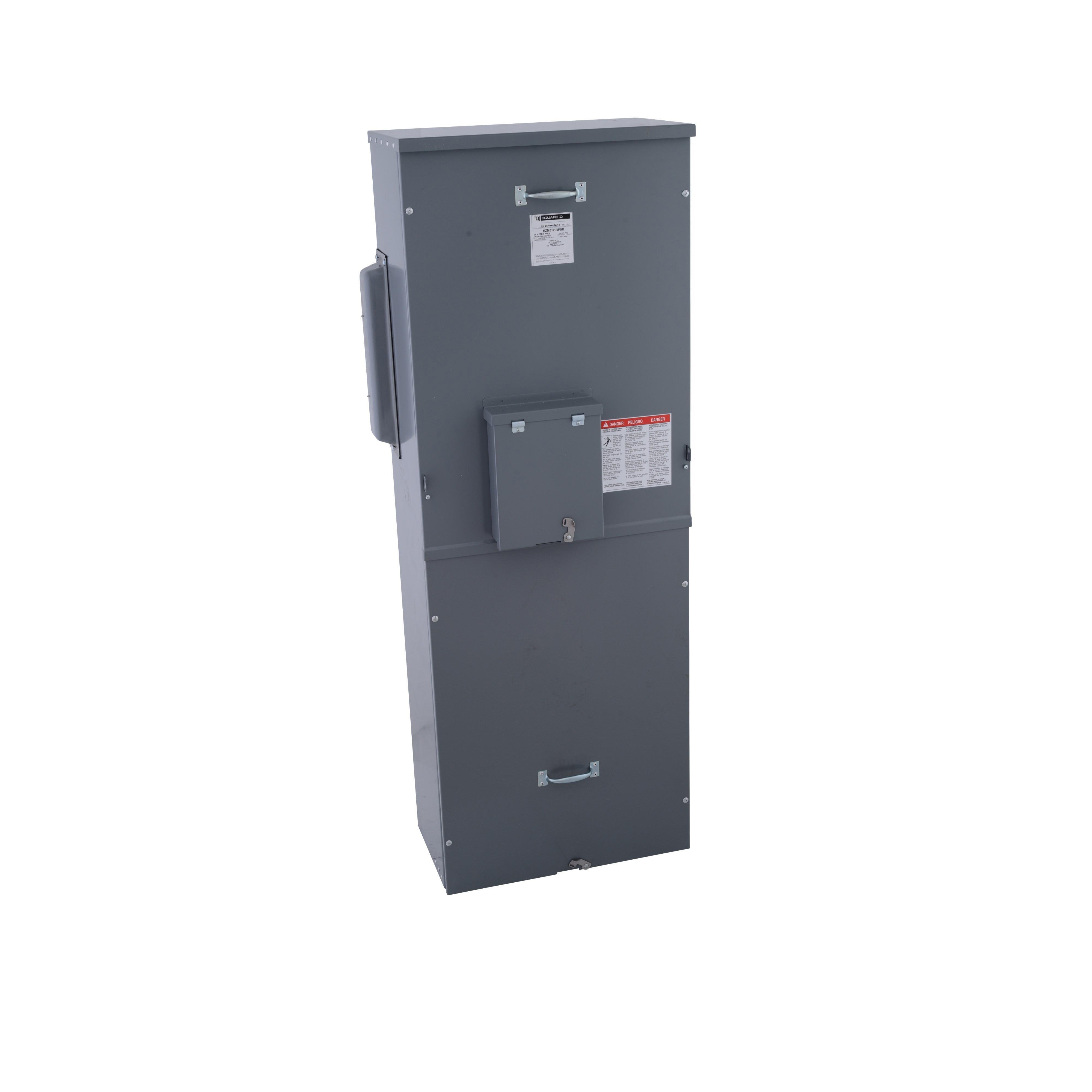 EZM31200FSB - Main fusible (Class T) switch unit, EZ Meter-Pak, 1200A, 240VAC max, 3ph/4W, 1200A bus, UG, Type 3R